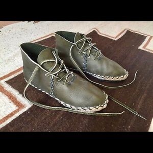 Beatrice Valenzuela Combinados leather lace boots